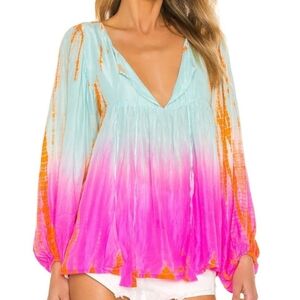 KARINA GRIMALDI Olga Top in Multi Ombre